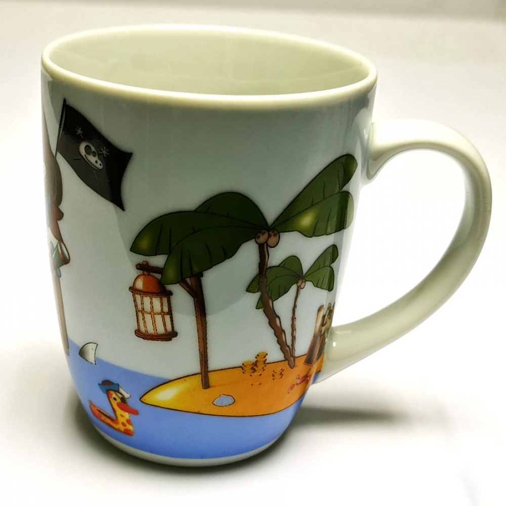 Kaffeetasse Tasse PIRAT PIRATENSCHIFF Keramik