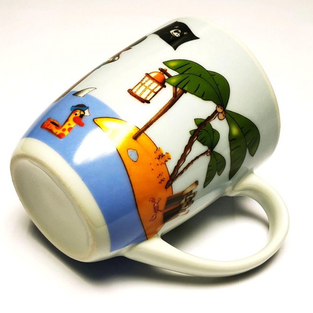Kaffeetasse Tasse PIRAT PIRATENSCHIFF Keramik