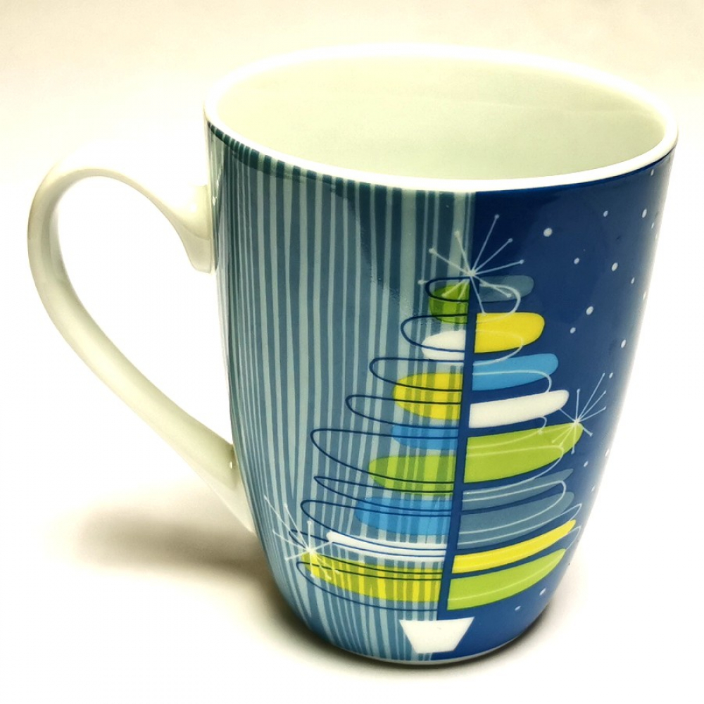 Kaffeetasse Tasse CHRISTBAUM WEIHNACHTSBAUM MODERN Keramik