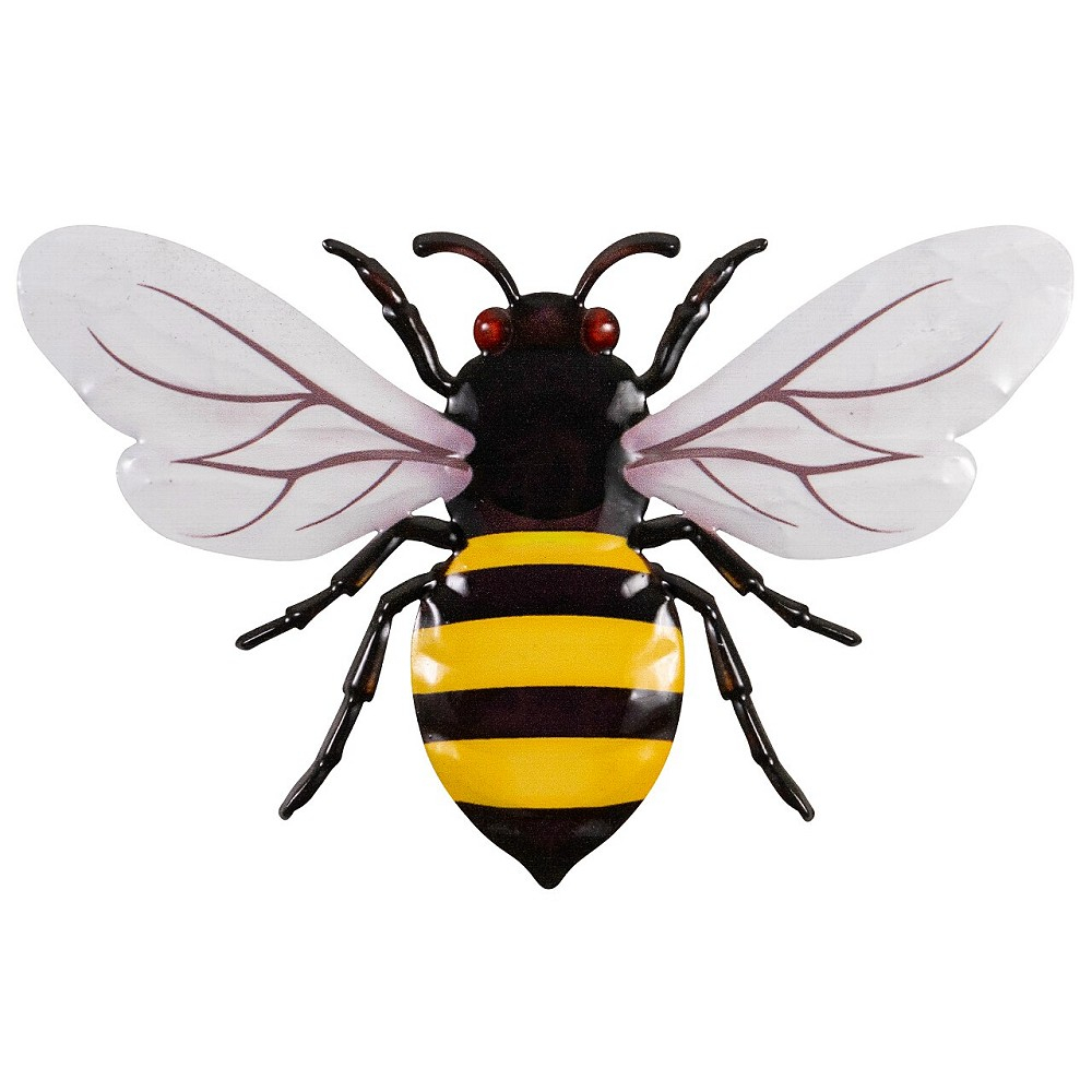 BIENE BEE Metall Wanddekoration für Innen & Außen