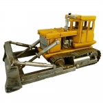 RAUPE BULLDOZER gelb Blechauto Blech Modellauto