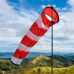 Windsack Wetterfahne AVIA SOCK L Polyestertuch Fiberglasgestänge