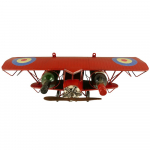 WEINREGAL Wandregal FLUGZEUG Doppeldecker Metall