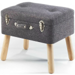 Hocker DEUTSCHLAND Deko Sitztruhe Würfel AUFKLAPPBAR Kunstleder Truhe - Kopie - Kopie - Kopie