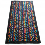 ZEBRA Fellmuster schwarz bunt XL Strandtuch Badetuch 90x175 cm