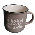 Kaffeetasse Glühwein Tasse HO HO HOL MIR NOCHN GLÜHWEIN Keramik