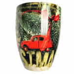 Kaffeetasse XL Tasse XMAS Weihnachten AUTO CITROËN 2CV ENTE Keramik